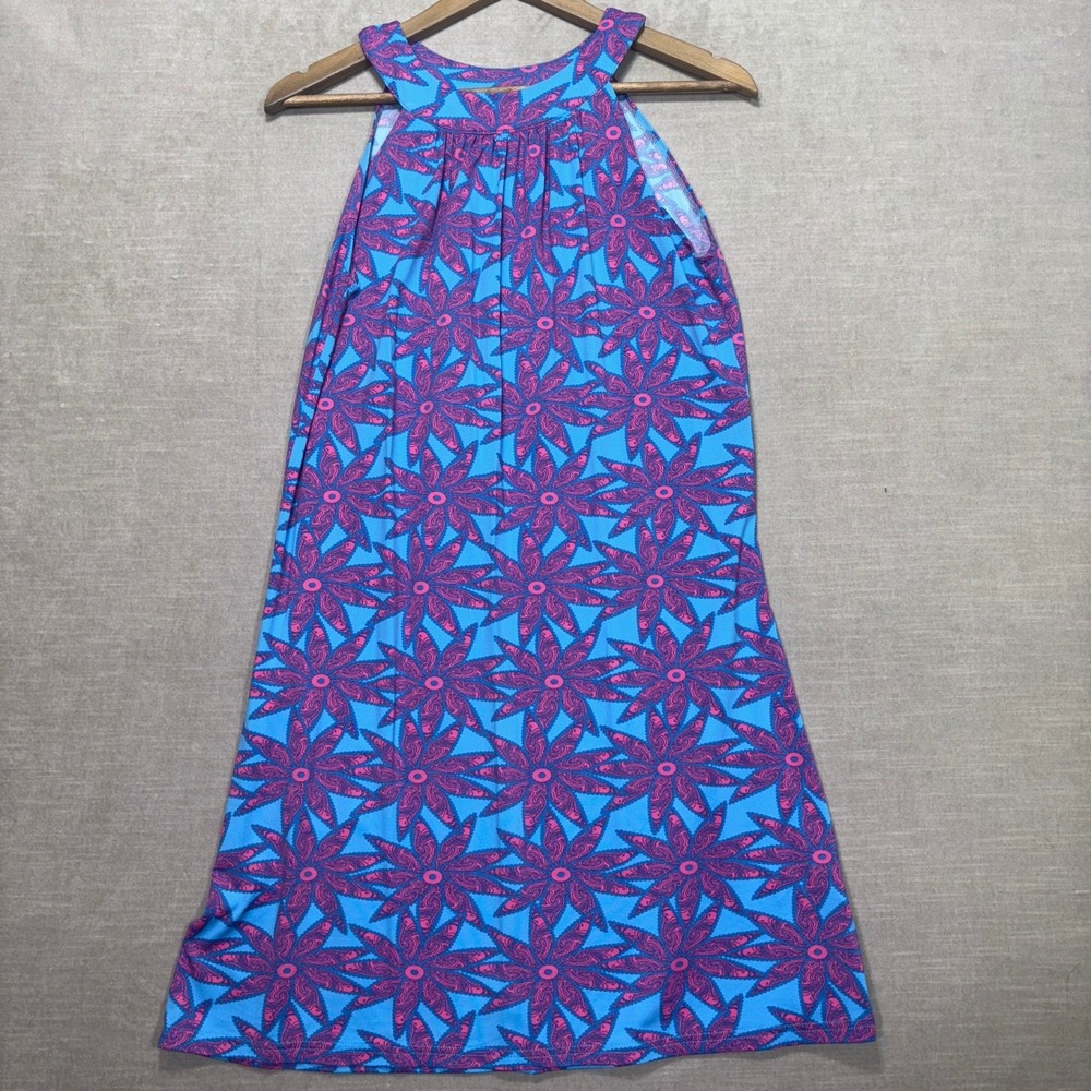 Banana Boat Dress Womens M Halter‎ Neck UPF 50+ Floral Beach